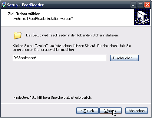 Screenshot Feedreader